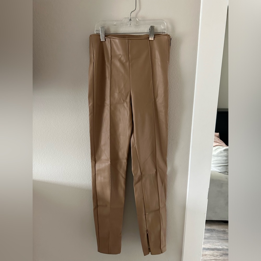 Zara leather pants